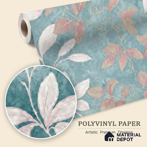WK150-44 | 10 Meter x 21 Inches Florals Look Wallpaper - 57.41 Sq. Ft. | Minimum 15% wastage during installation