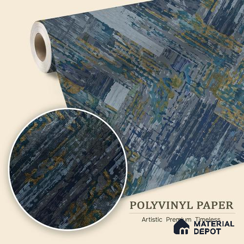 WK150-37 | 10 Meter x 21 Inches Patterned Look Wallpaper - 57.41 Sq. Ft. | Minimum 15% wastage during installation