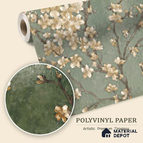 WK150-47 | 10 Meter x 21 Inches Florals Look Wallpaper - 57.41 Sq. Ft. | Minimum 15% wastage during installation
