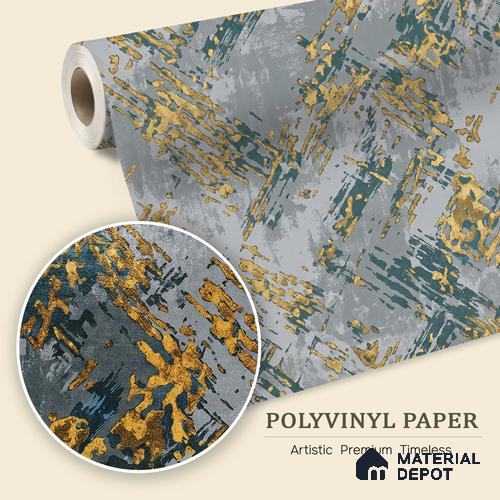 WK150-28 | 10 Meter x 21 Inches Patterned Look Wallpaper - 57.41 Sq. Ft. | Minimum 15% wastage during installation