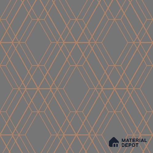 6006 | 10 Meter x 21 Inches Geometric Look Wallpaper - 57.41 Sq. Ft. | Minimum 15% wastage during installation