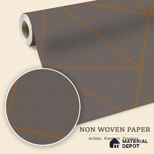 6010 | 10 Meter x 21 Inches Geometric Look Wallpaper - 57.41 Sq. Ft. | Minimum 15% wastage during installation