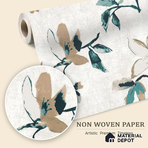6020 | 10 Meter x 21 Inches Florals Look Wallpaper - 57.41 Sq. Ft. | Minimum 15% wastage during installation