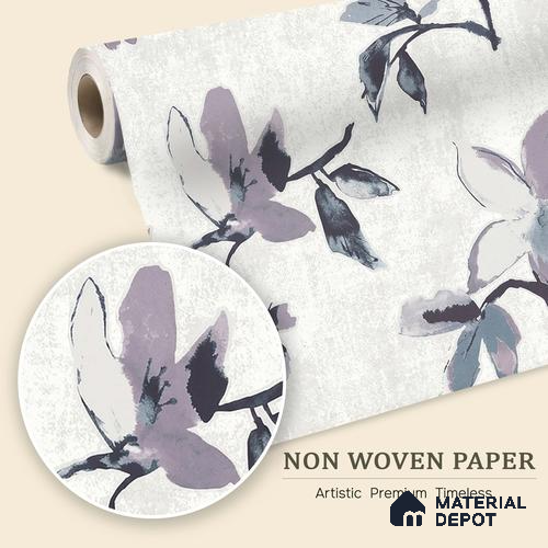 6021 | 10 Meter x 21 Inches Florals Look Wallpaper - 57.41 Sq. Ft. | Minimum 15% wastage during installation