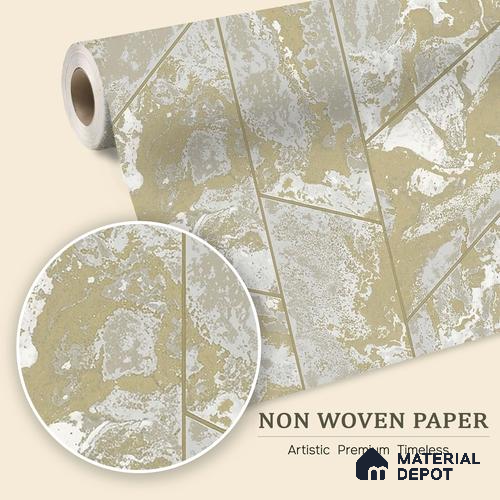 6024 | 10 Meter x 21 Inches Geometric Look Wallpaper - 57.41 Sq. Ft. | Minimum 15% wastage during installation