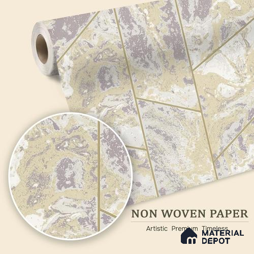 6025 | 10 Meter x 21 Inches Geometric Look Wallpaper - 57.41 Sq. Ft. | Minimum 15% wastage during installation