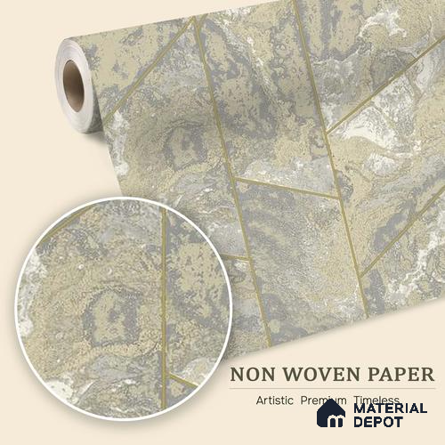6026 | 10 Meter x 21 Inches Geometric Look Wallpaper - 57.41 Sq. Ft. | Minimum 15% wastage during installation