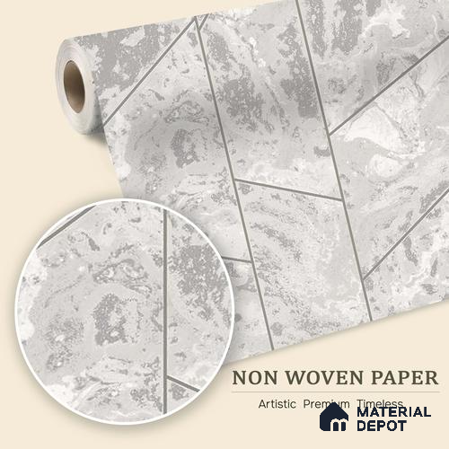 6027 | 10 Meter x 21 Inches Geometric Look Wallpaper - 57.41 Sq. Ft. | Minimum 15% wastage during installation