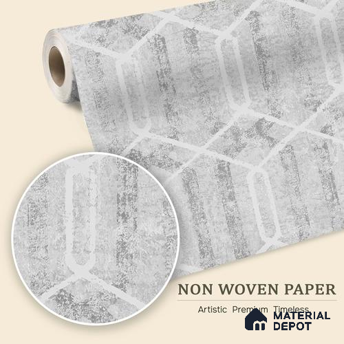 6036 | 10 Meter x 21 Inches Geometric Look Wallpaper - 57.41 Sq. Ft. | Minimum 15% wastage during installation