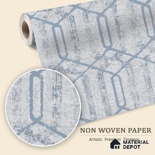6038 | 10 Meter x 21 Inches Geometric Look Wallpaper - 57.41 Sq. Ft. | Minimum 15% wastage during installation