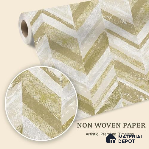 6040 | 10 Meter x 21 Inches Geometric Look Wallpaper - 57.41 Sq. Ft. | Minimum 15% wastage during installation
