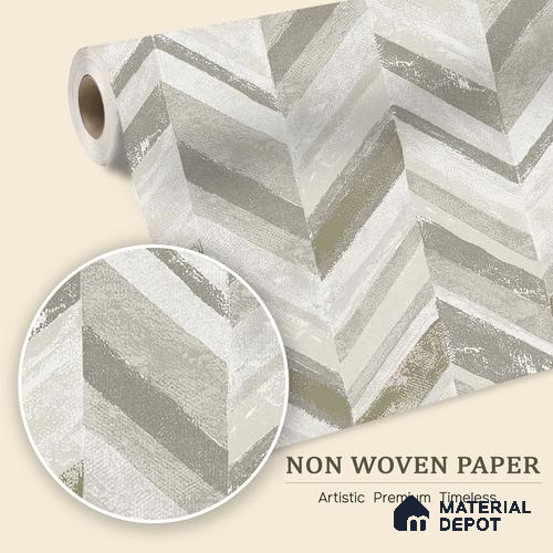 6041 | 10 Meter x 21 Inches Geometric Look Wallpaper - 57.41 Sq. Ft. | Minimum 15% wastage during installation