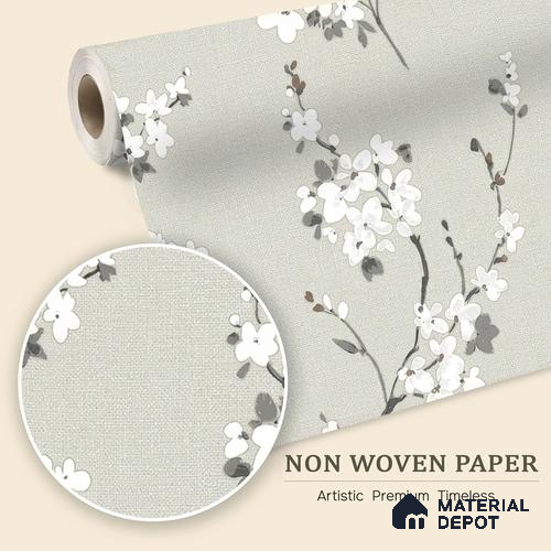 6044 | 10 Meter x 21 Inches Florals Look Wallpaper - 57.41 Sq. Ft. | Minimum 15% wastage during installation