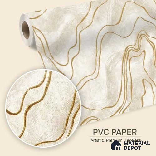72504-1 | 5 Meter x 42 Inches Marble Look Wallpaper - 57.41 Sq. Ft. | Minimum 10% wastage during installation