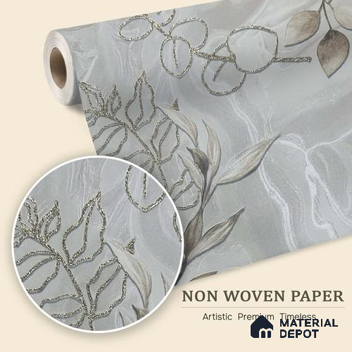 MH 240 | 10 Meter x 21 Inches Florals Look Wallpaper - 57.37 Sq. Ft. | Minimum 15% wastage during installation