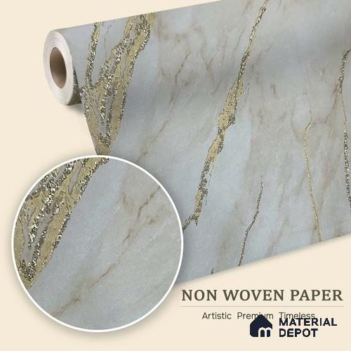 MH 226 | 10 Meter x 21 Inches Marble Look Wallpaper - 57.37 Sq. Ft.