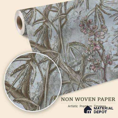 MH 285 | 10 Meter x 21 Inches Marble Look Wallpaper - 57.37 Sq. Ft. | Minimum 10% wastage during installation