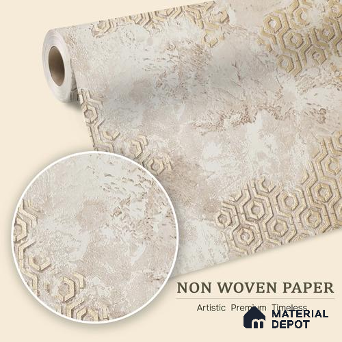 MH 220 | 10 Meter x 21 Inches Patterned Look Wallpaper - 57.37 Sq. Ft.