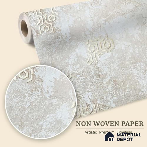 MH 219 | 10 Meter x 21 Inches Patterned Look Wallpaper - 57.37 Sq. Ft.
