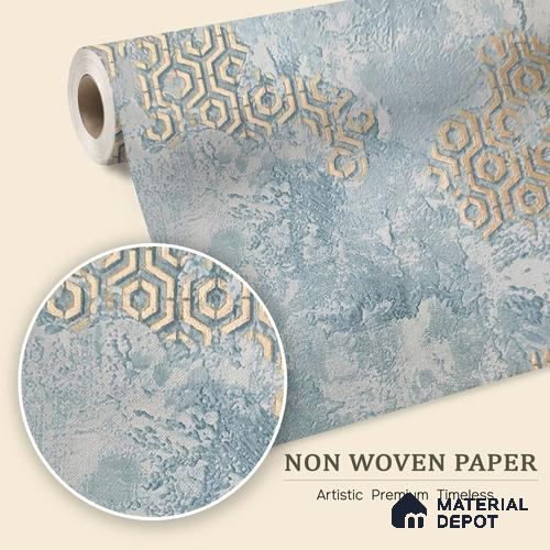 MH 216 | 10 Meter x 21 Inches Marble Look Wallpaper - 57.37 Sq. Ft. | Minimum 10% wastage during installation