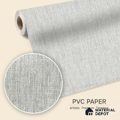 12123 | 5 Meter x 42 Inches Fabric Look Wallpaper - 57.41 Sq. Ft. | Minimum 10% wastage during installation