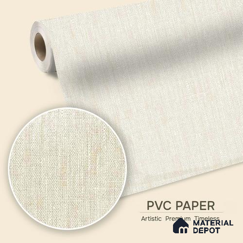 12126 | 5 Meter x 42 Inches Fabric Look Wallpaper - 57.41 Sq. Ft. | Minimum 10% wastage during installation
