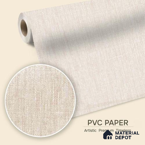 12127 | 5 Meter x 42 Inches Fabric Look Wallpaper - 57.41 Sq. Ft. | Minimum 10% wastage during installation