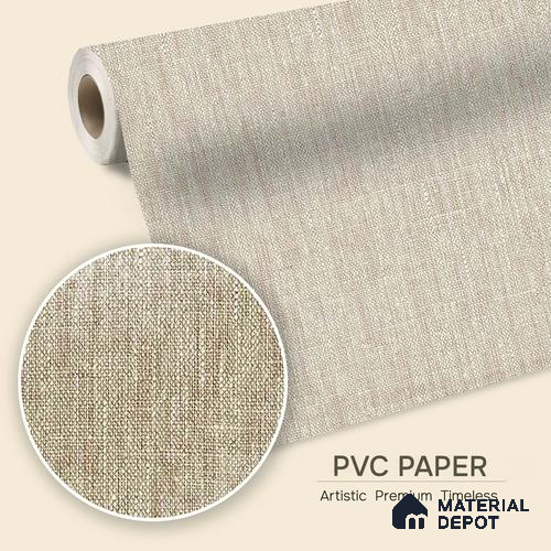 12128 | 5 Meter x 42 Inches Fabric Look Wallpaper - 57.41 Sq. Ft. | Minimum 10% wastage during installation