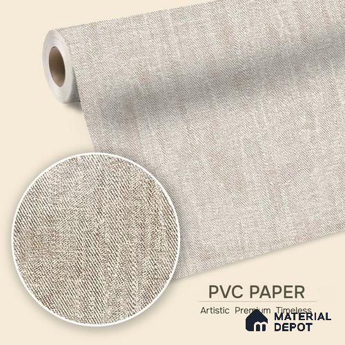 12162 | 5 Meter x 42 Inches Fabric Look Wallpaper - 57.41 Sq. Ft. | Minimum 10% wastage during installation