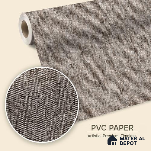 12165 | 5 Meter x 42 Inches Fabric Look Wallpaper - 57.41 Sq. Ft. | Minimum 10% wastage during installation