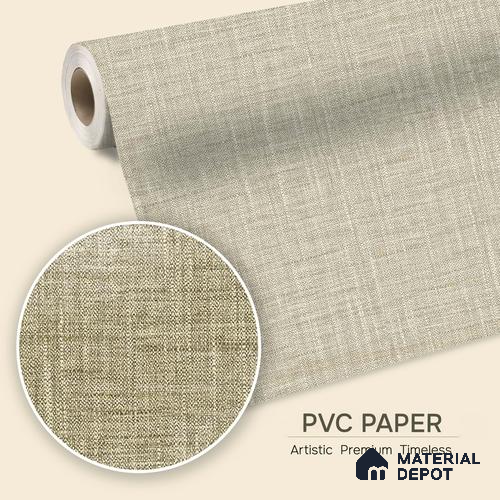 12159 | 5 Meter x 42 Inches Fabric Look Wallpaper - 57.41 Sq. Ft. | Minimum 10% wastage during installation