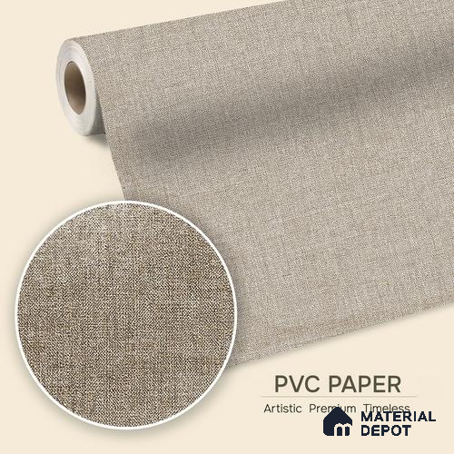 12145 | 5 Meter x 42 Inches Fabric Look Wallpaper - 57.41 Sq. Ft. | Minimum 10% wastage during installation