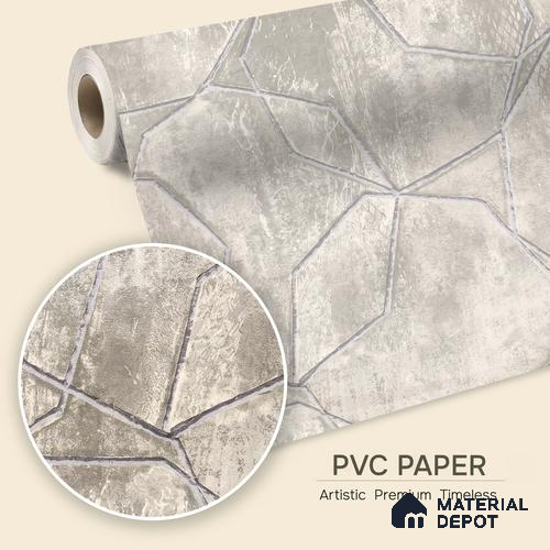 1342 | 10 Meter x 21 Inches Patterned Look Wallpaper - 57.41 Sq. Ft. | Minimum 15% wastage during installation