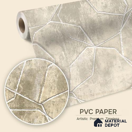 1343 | 10 Meter x 21 Inches Patterned Look Wallpaper - 57.41 Sq. Ft. | Minimum 15% wastage during installation
