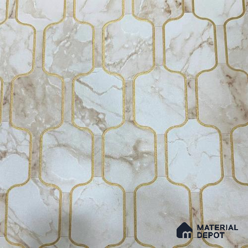 MH 247 | 10 Meter x 21 Inches Patterned Look Wallpaper - 57.37 Sq. Ft. | Minimum 15% wastage during installation