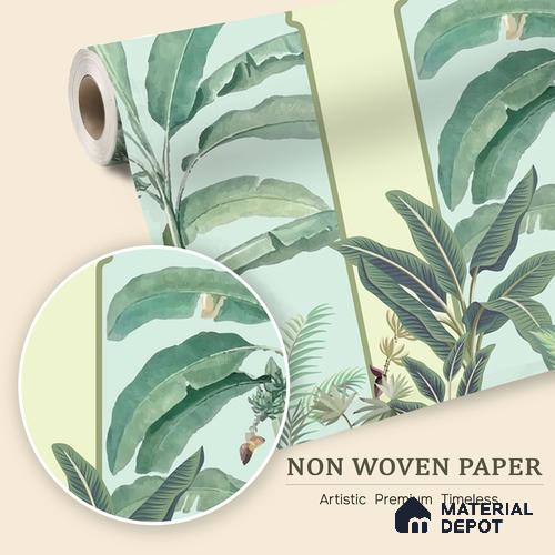 Majestic Mughal Garden Wall Mural Wallpaper with Arched Tropical Paradise | WP 05259 B Non Woven | 150 GSM WP01MTF Paper | (MOQ = 30 Sq. Ft.)