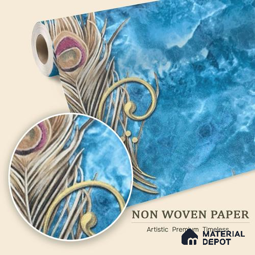 MH 211 | 10 Meter x 21 Inches Patterned Look Wallpaper - 57.37 Sq. Ft.