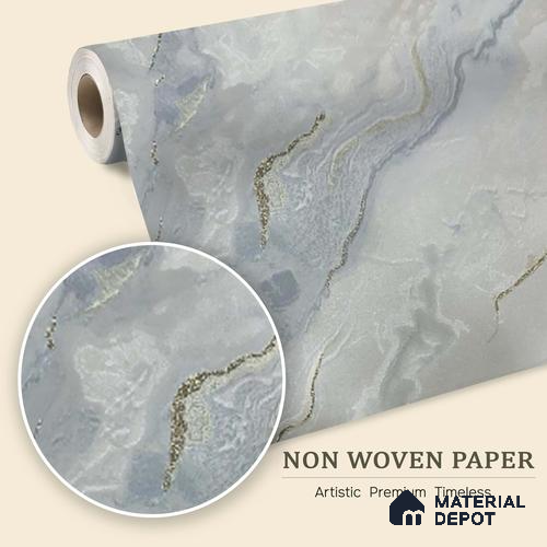 MH 209 | 10 Meter x 21 Inches Marble Look Wallpaper - 57.37 Sq. Ft.