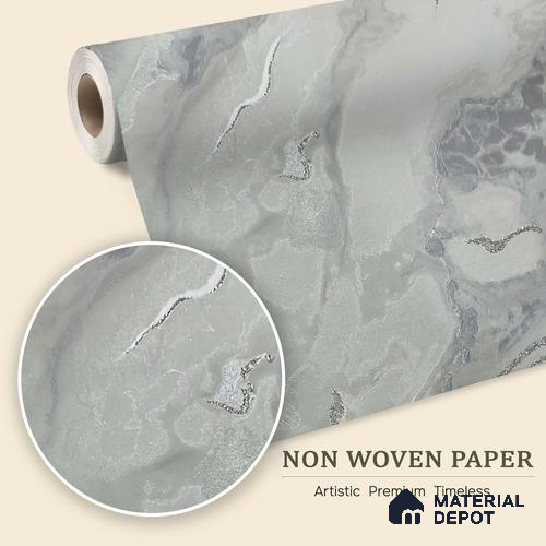 MH 210 | 10 Meter x 21 Inches Marble Look Wallpaper - 57.37 Sq. Ft.