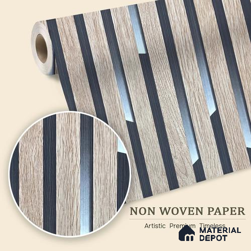 MH 254 | 10 Meter x 21 Inches Wood Look Wallpaper - 57.37 Sq. Ft.