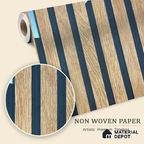 MH 256 | 10 Meter x 21 Inches Wood Look Wallpaper - 57.37 Sq. Ft.