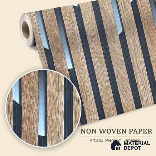 MH 255 | 10 Meter x 21 Inches Wood Look Wallpaper - 57.37 Sq. Ft.