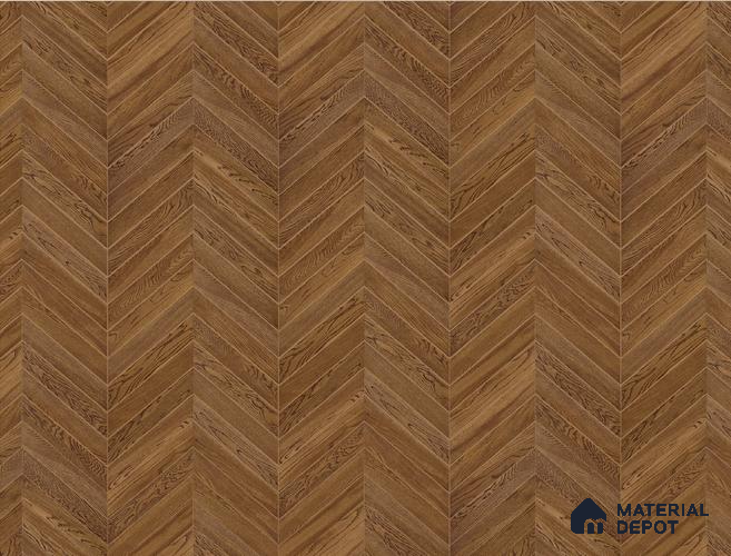 Chevron Engineered Floor EF 00067 C Patternia Liquorice Cinnamon Oak 20 x 4 inch (510x90 mm) - 15 mm | 100% Sustainable | 3 mm Top Layer | 25 Year Warranty | Eco Friendly | Suitable with Underfloor Heating