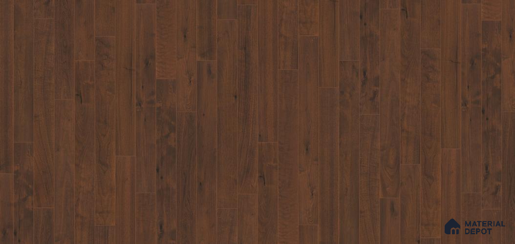 Hardwood Engineered Floor EF 00065 Slimy Burnt Dark Walnut (24-75 inch) x 5 inch (600-1900 mm)x125 mm - 14 mm | Multilayer Flooring | 3 mm Top Layer | Random Sizes