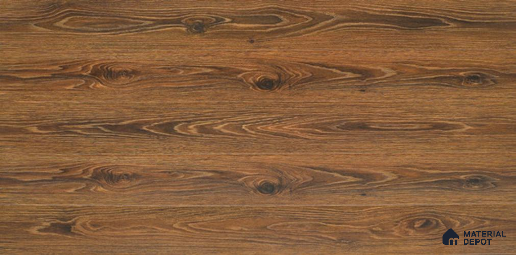 HDF Real Wood Matte Surface Laminate Wood Floor AC5 Grade LF 00339 F Evoke Burnt Sienna 48 x 7 inch (1217x168 mm) - 12 mm | Aqua Protect 12 Hours Water Resistance | Anti Static and Stain Resistant | 0.5 mm V Groove | Embossed In Register (EIR) Surface | Uniclic Installation | 36 Plank Variations | 20 Years Warranty