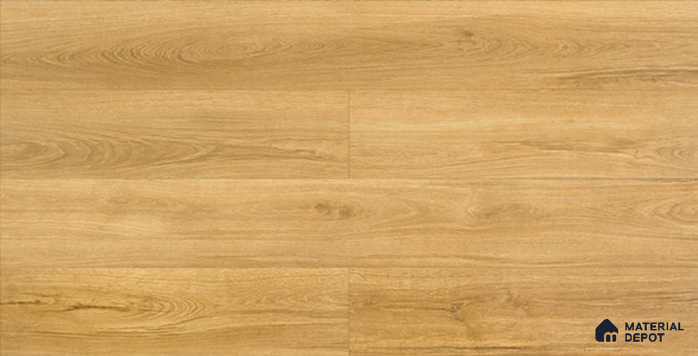 HDF Real Wood Touch Surface Hybrid Laminate Wood Floor AC5 Grade LF 00341 B Immenso Rich Caramel 73 x 9 inch (1845x235 mm) - 10 mm | 100% Water Proof | Anti Static and Stain Resistant | 0.5 mm V Groove | 2G Click Locking Installation | 36 Plank Variations | 25 Years Warranty