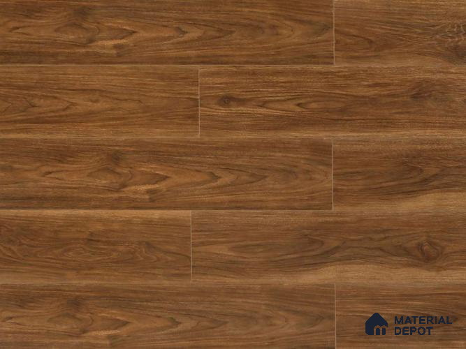 HDF Laminate Wood Floor AC5 Grade LF 00333 G Radiance Luxe Walnut 48 x 8 inch (1217x197 mm) - 12 mm | Aqua Protect 12 Hours Water Resistance | Anti Static and Stain Resistant | 0.5 mm V Groove | Real Wood Touch Surface | Uniclic Installation | 14 Plank Variations | 20 Years Warranty