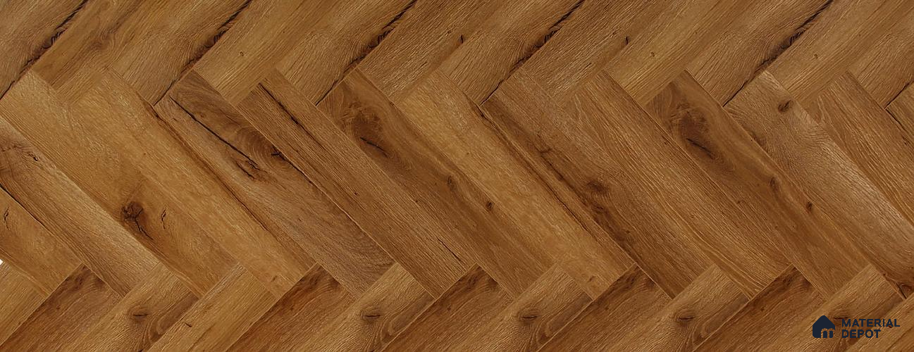 HDF Herringbone Real Wood Matte Surface Laminate Wood Floor AC5 Grade LF 00337 E Beaconia Traditional Oak 19 x 4 inch (470x95 mm) - 12 mm | Aqua Protect 12 Hours Water Resistance | Anti Static and Stain Resistant | 0.5 mm V Groove | Real Wood Touch Surface | Uniclic Installation | 36 Plank Variations | 25 Years Warranty