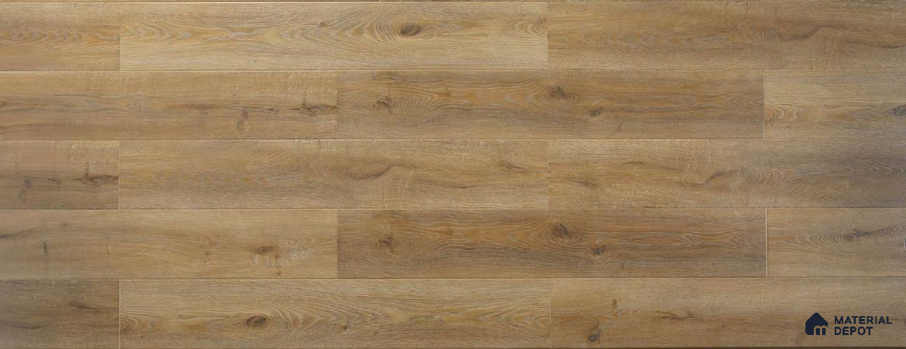 HDF Real Wood Matte Surface Laminate Wood Floor AC5 Grade LF 00334 Heritage Dawn 48 x 8 inch (1217x197 mm) - 12 mm | Wax Locking Aqua Protect 12 Hours Water Resistance | Anti Static and Stain Resistant | 0.5 mm U Groove | Real Wood Touch Surface | Uniclic Installation | 12 Plank Variations | 25 Years Warranty