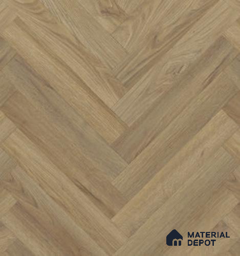 Hybrid HDF Herringbone Embossed Laminate Wood Floor AC5 Grade LF 00346 I Artisan Evening Whisper 24 x 4 inch (600x100 mm) - 10 mm | 100 HRS Spill Proof | EIR Surface | Anti Static and Stain Resistant | 0.5 mm V Groove | Uniclic | 48 Plank Variations